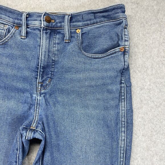 Madewell Stovepipe Jeans Women’s 29 Medium Wash Straight Leg Denim - Picture 3 of 16